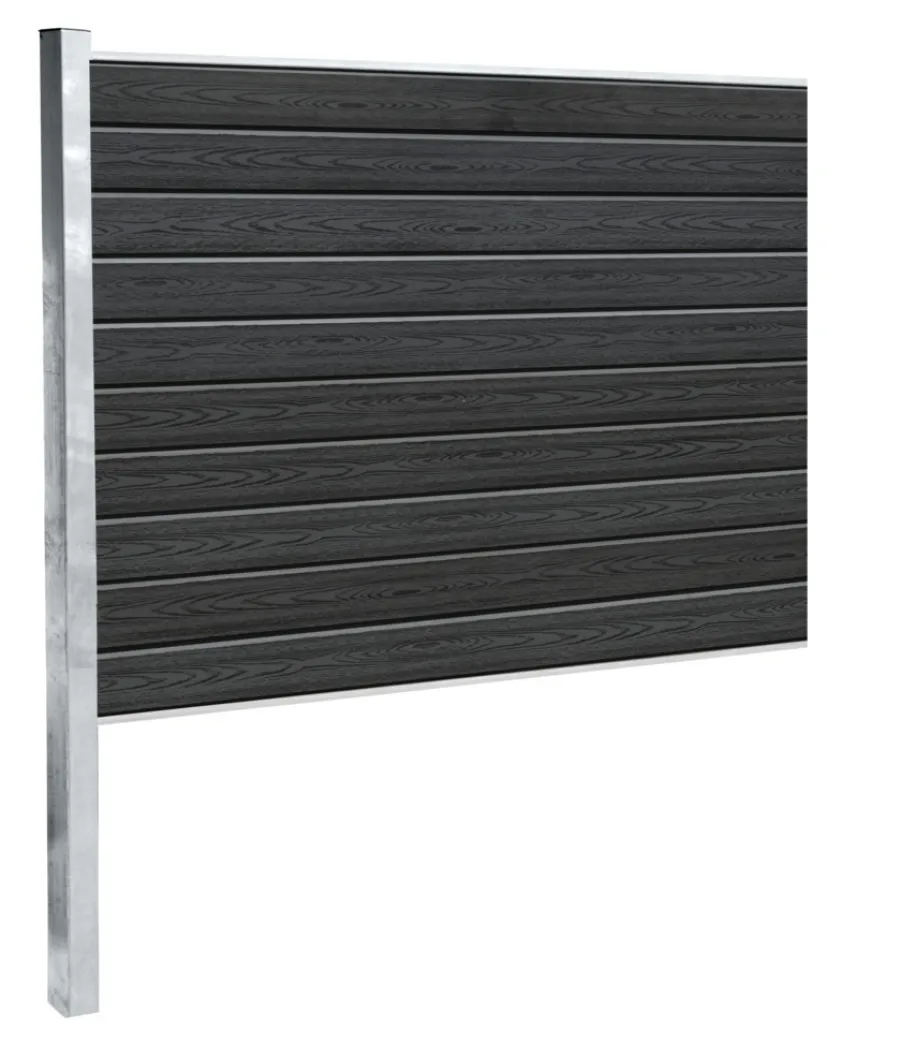Kirkedal by TreeTops Komposithegn|Kirkedal galvaniseret hegn K1 tilkøbssæt 140 x 180 cm