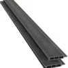Kirkedal by TreeTops Komposithegn|Kirkedal hegnsprofil K1 sort 25 x 150 x 1800 mm