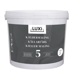 LUXI® Vægmaling|Kældermaling 2 5 liter - Hvid