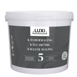 LUXI® Vægmaling|Kældermaling 5 5 liter - Lys betongrå