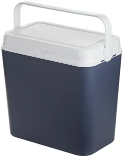 Sunlife® Sæsonafslutning|Campingudstyr|Køleboks 24 liter Monaco - Grå/hvid