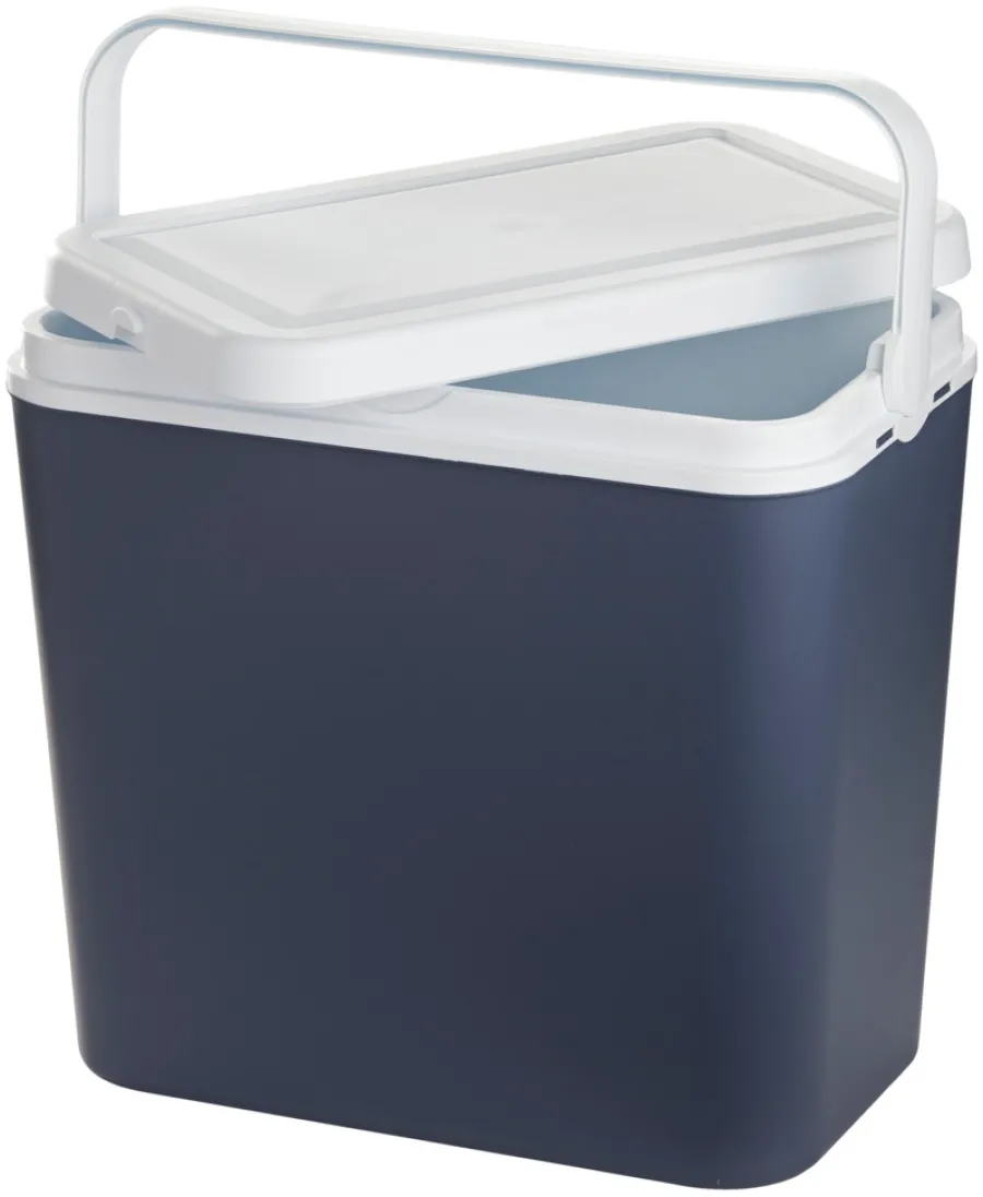 Sunlife® Sæsonafslutning|Campingudstyr|Køleboks 24 liter Monaco - Grå/hvid