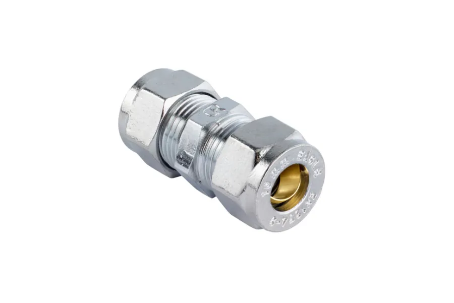 Vvs-Artikler|Klemmeringskobling 10 mm krom