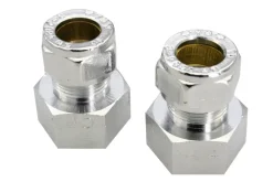 Vvs-Artikler|Klemringsmuffe 3/8" x 10 mm 2 stk.