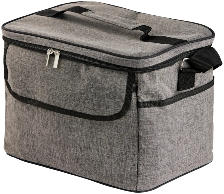 Sunlife® Sæsonafslutning|Campingudstyr|Køletaske 19 liter Lyon - Grå