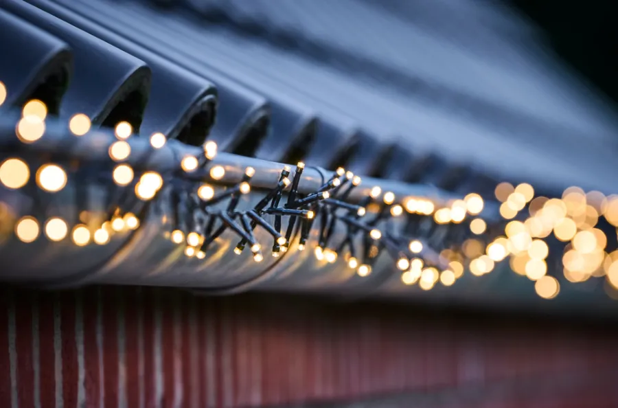 Stemning® Dekorativ Belysning - Udendørs|Klyngelys Basis 192 LED m/blink varm hvid 4 meter
