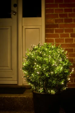 Stemning® Dekorativ Belysning - Udendørs|Klyngelys Basis 384 LED m/blink varm hvid 8 meter