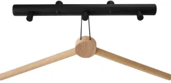 HOME it Knager & Knagerækker|Knagerække egetræ sort 35 cm
