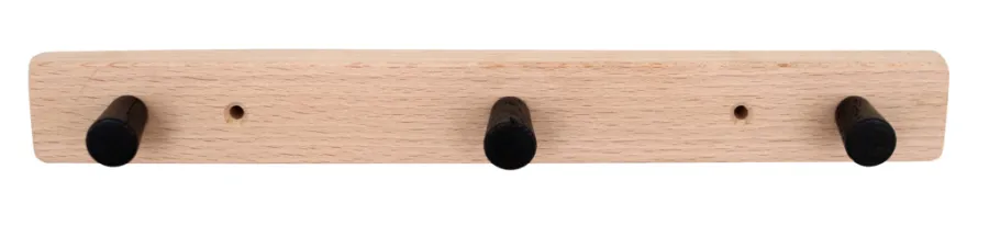 HOME it Knager & Knagerækker|Knagerække sort bøg 28 cm