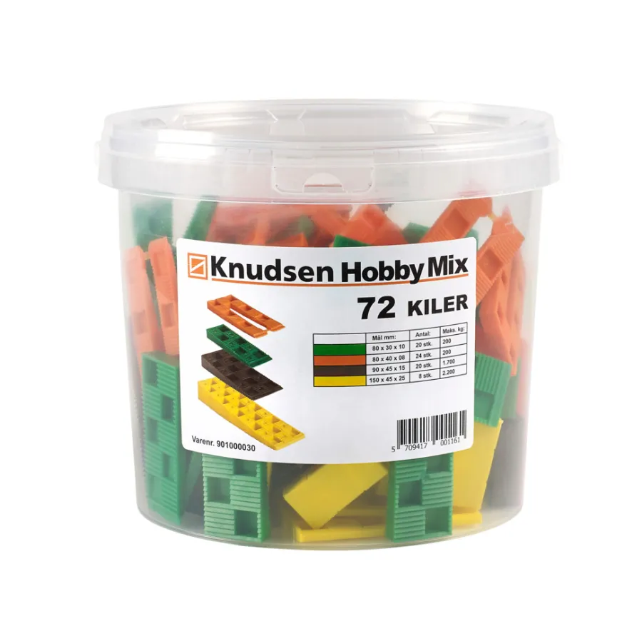 Knudsen Kilen Kiler|Hobby Mix kiler - 72 stk.