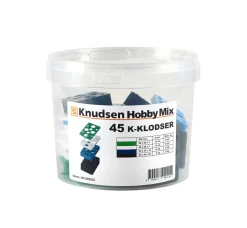 Knudsen Kilen Kiler|Hobby Mix K-klodser (justérbrik) - 45 stk.