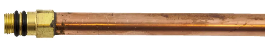 Vvs-Artikler|Kobberrør m/gevind 10 x 350 mm