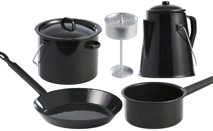 Grillexpert® Bålfad & Tilbehør|Kokkesæt til bålsted -