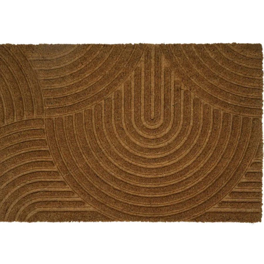 Dørmåtter|Kokosmåtte m/mønster 40 x 60 cm Brun
