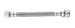 Flexslanger|Kombi Flex forlængerslange 50 cm 10 mm x 3/8" omløber