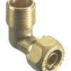 Fittings Til Rør|Kompressionsvinkel m/nippel 1/2" x 15 mm