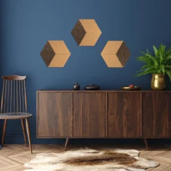 Akustikpaneler & Tilbehør|Loftbeklædning|Korkpanel diamond 6 stk. Dark