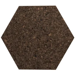Akustikpaneler & Tilbehør|Loftbeklædning|Korkpanel sekskant 6 stk. Dark