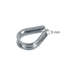 HOME it Kæder & Wirer|Kovse 3 mm 2 stk.
