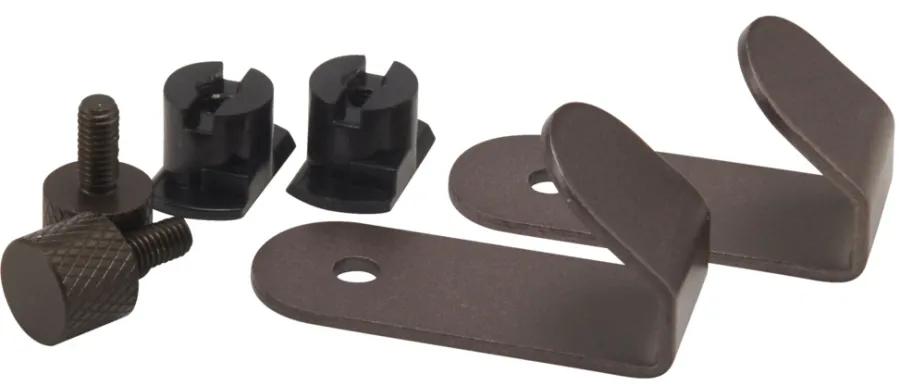 FibroTech Knager & Knagerækker|Akustikpaneler & Tilbehør|Krog t/akustikpanel 5 x 2,5 cm 2-pk. bruneret stål