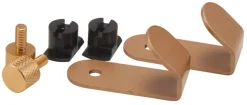 FibroTech Knager & Knagerækker|Akustikpaneler & Tilbehør|Krog t/akustikpanel 5 x 2,5 cm 2-pk. Messingfinish
