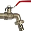 Haner & Ventiler|Kugleaftaphane 1/2" L-greb krom