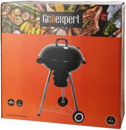 Grillexpert® Kulgrill & Briketter|Kuglegrill Ø57 cm med termometer -