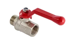Haner & Ventiler|Kuglehane 1/2" muffe/nippel L-greb