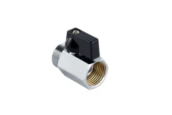 Haner & Ventiler|Kuglehane 1/2" x 1/2" sort greb