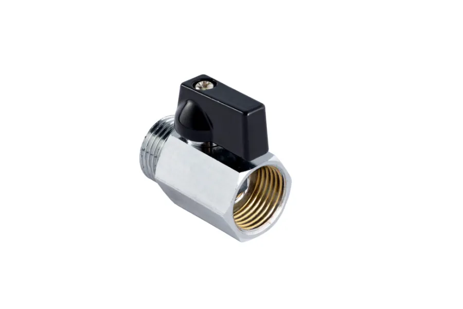 Haner & Ventiler|Kuglehane 1/2" x 1/2" sort greb