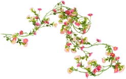 Sæsonafslutning|Kunstige Planter|Kunstig blomsterranke 210 cm Lyserød