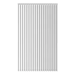 Lamelgardiner|Lamelgardin 300 x 250 cm Hvid