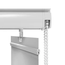 Lamelgardiner|Lamelgardin 100 x 250 cm Hvid