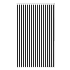 Lamelgardiner|Lamelgardin 100 x 250 cm Sort