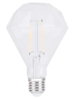 Led-Pærer|LED-filamentpære diamant 2 W E27