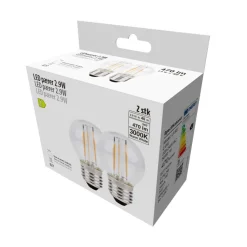Led-Pærer|LED-kronepære 2,9 W E27 2-pk.