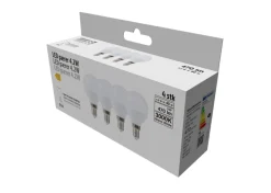Led-Pærer|LED-pære krone 4,2 W E14 4-pk.