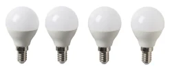 Led-Pærer|LED-pære krone 4,2 W E14 4-pk.