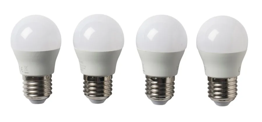 Led-Pærer|LED-pære krone 4,2 W E27 4-pk.