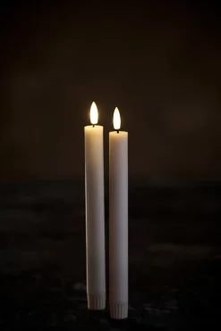 DAY Dekorativ Belysning - Indendørs|LED-stearinlys middagslys 2 stk. -