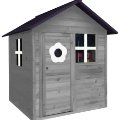 Nordic Play Sandkasser & Legehuse|Legehus 148 x 132 cm - Grå/sort