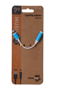 PhoneFood Kabler & Adaptere|Lightning til mini jack adapterkabel