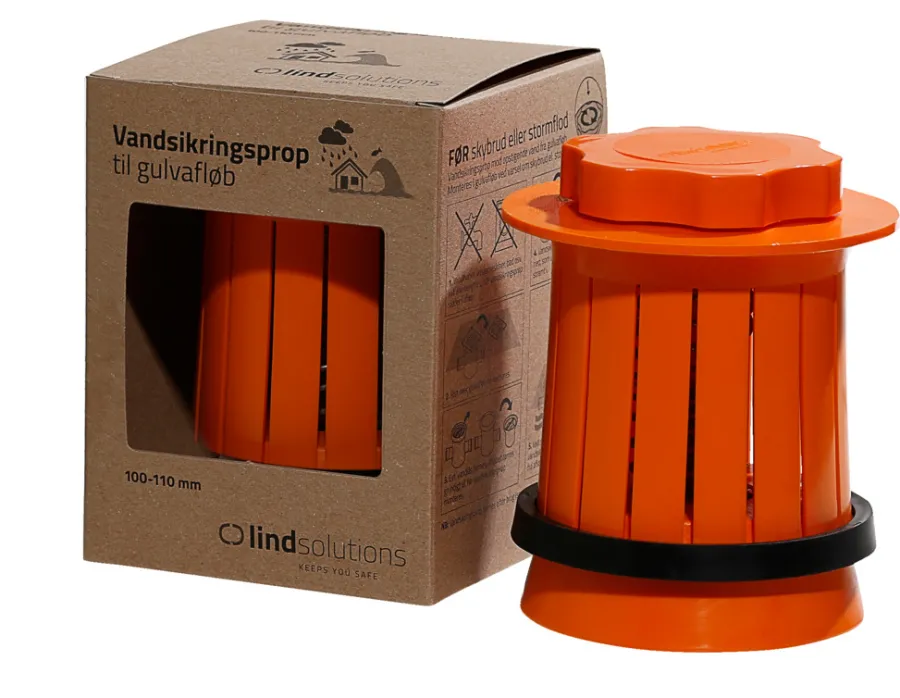 Lindsolutions Regnvand|Vandsikring|vandsikringsprop Ø100-110 mm