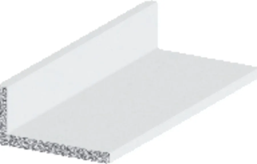 Profillister|Listeprofil aluminium hvid 10 x 15 x 1000 mm