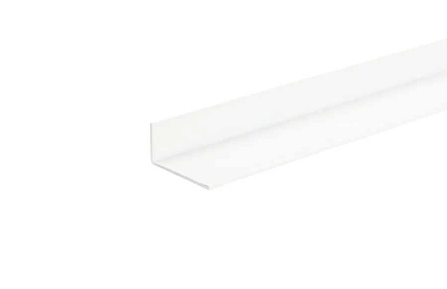 Profillister|Listeprofil aluminium hvid 25 x 25 x 1000 mm