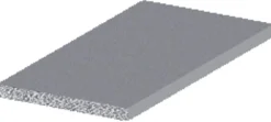 Profillister|Listeprofil flad alu 2 x 15 x 2000 mm