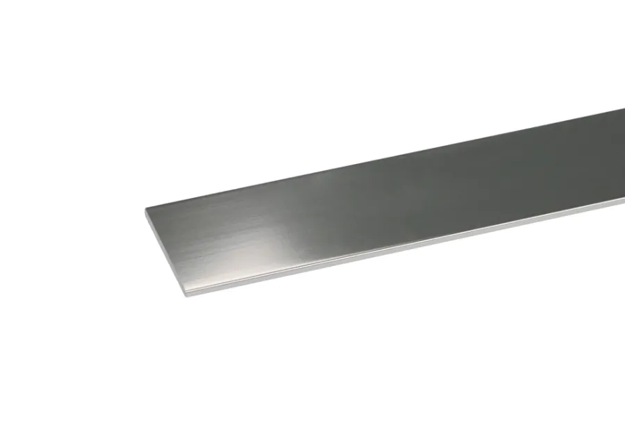 Profillister|Listeprofil flad 2 x 25 x 2000 mm Sølv