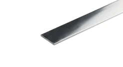 Profillister|Listeprofil flad 2 x 15 x 1000 mm Sølv