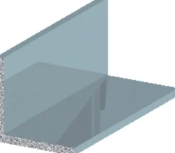 Profillister|Listeprofil sølv 15 x 15 x 2000 mm