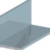 Profillister|Listeprofil sølv 25 x 25 x 2000 mm